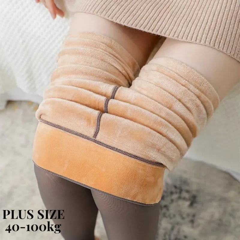 Warm Insulated Translucent Tights