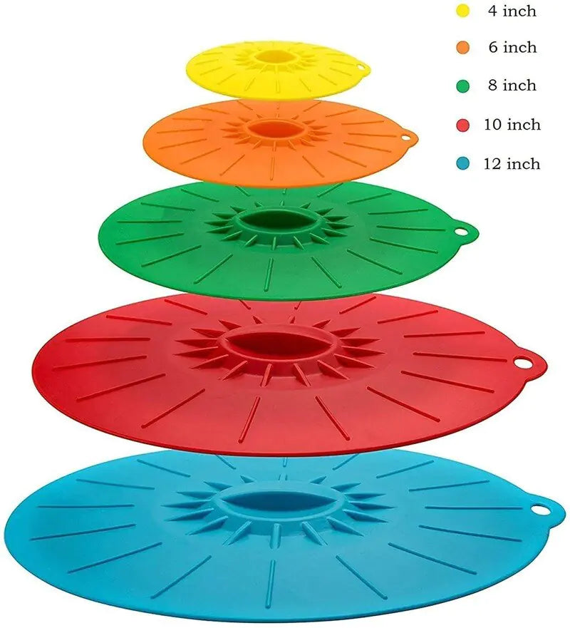 Silicone Suction Lid Cover Set